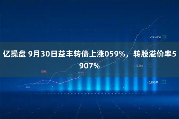 亿操盘 9月30日益丰转债上涨059%，转股溢价率5907%